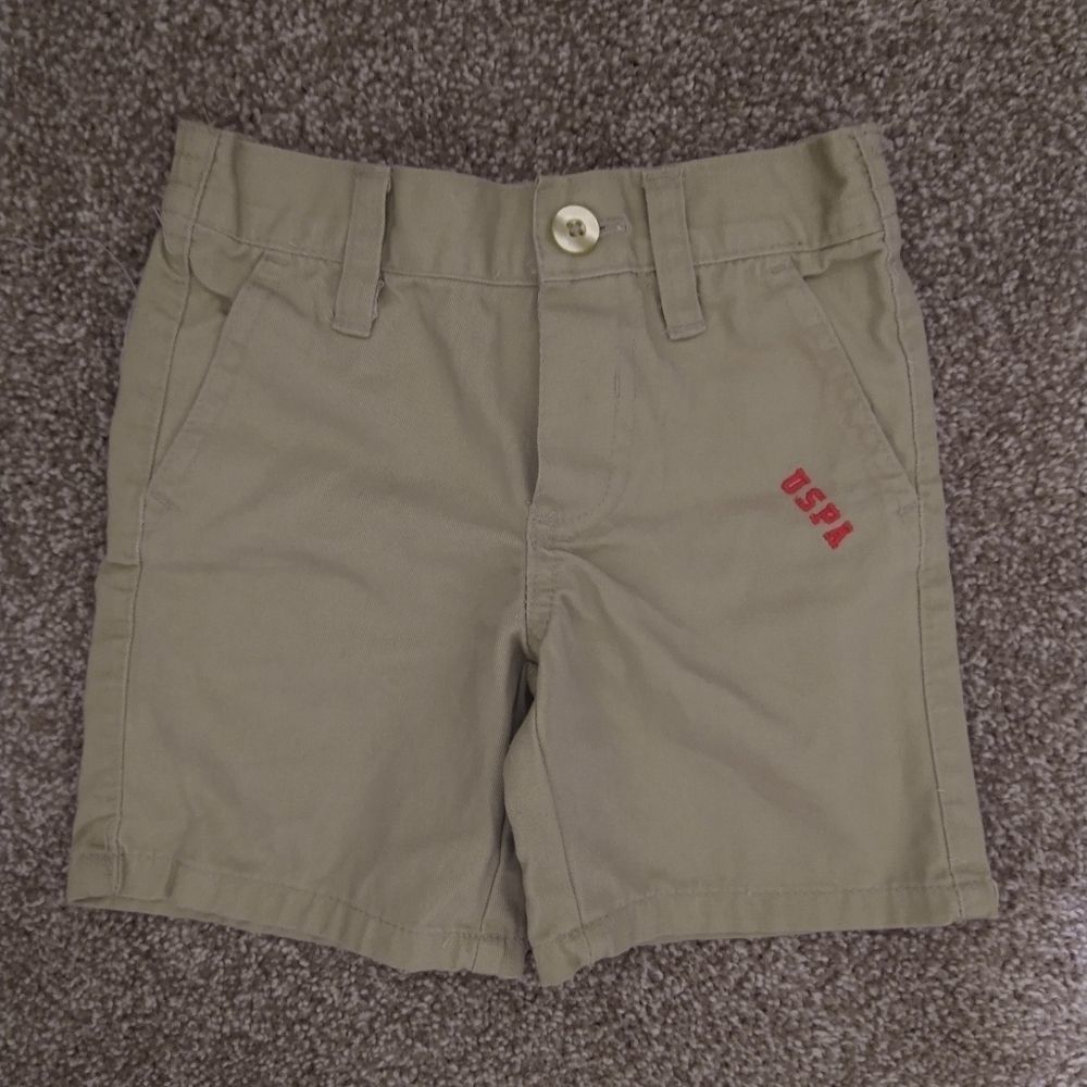 U.S. Polo Assassin 18 M Boys Tan Shorts